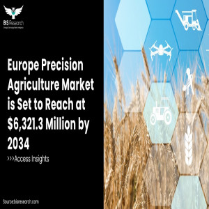 Europe Precision Agriculture Market is Set to Reach at $6,321.3 Million by 2034