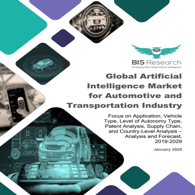 Global Artificial Intelligence Market for Automotive and Transportation Industry: Focus on Application, Vehicle Type, Level of Autonomy Type, Patent Analysis, Supply Chain, and Country-Level Analysis – Analysis and Forecast, 2019-2029